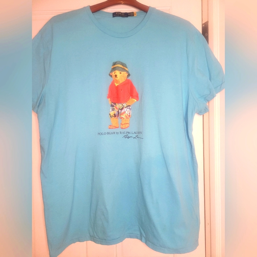 Men's Polo Bear Ralph Lauren T-Shirt sz XXL 2X
